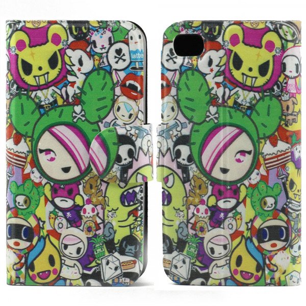 Wholesale iPhone 5C Slim Flip Design Wallet Case (Cartoon)